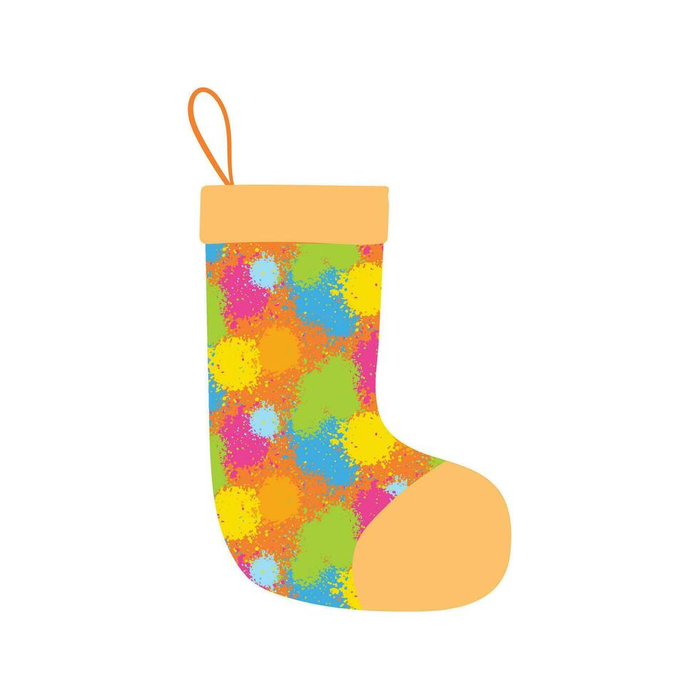 bunt Baumwolle Mode Socken Vektor Illustration