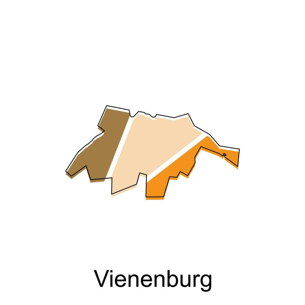 Karte von vienenburg modern Umriss, hoch detailliert Vektor Illustration Design Vorlage, geeignet zum Ihre Unternehmen