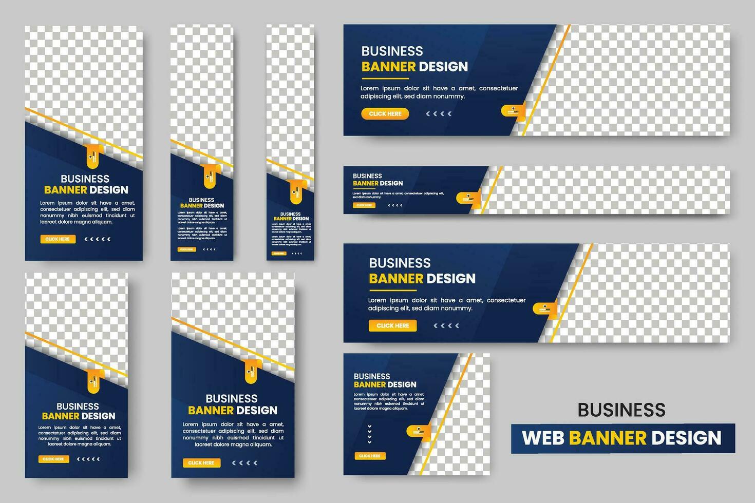 abstrakt Banner Design Netz Banner Vorlage Satz, horizontal Header Netz Banner, Startseite Header Hintergrund zum Webseite Design, Sozial Medien Startseite Anzeigen Banner, Flyer Design Vorlage vektor