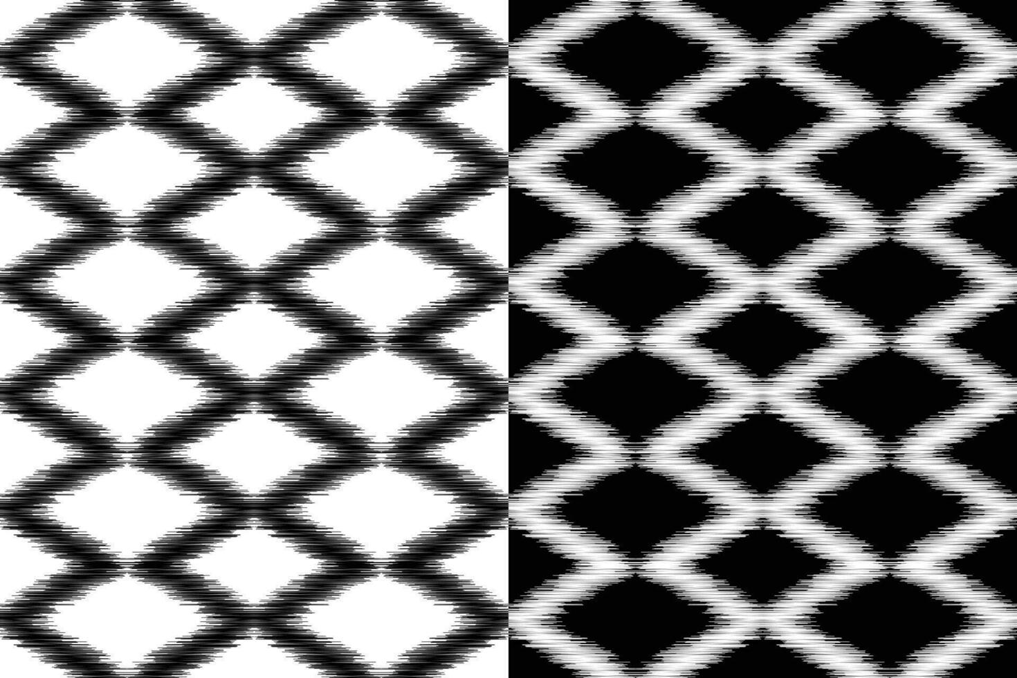 etnisk ikat tyg mönster geometrisk stil.afrikansk ikat broderi etnisk orientalisk mönster svart vit bakgrund. abstrakt, vektor, illustration.textur, kläder, ram, dekoration, matta, motiv. vektor