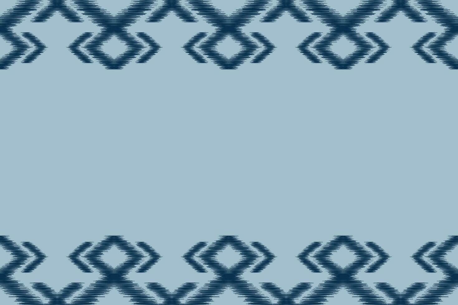 ethnisch Ikat Stoff Muster geometrisch Stil.afrikanisch Ikat Stickerei ethnisch orientalisch Muster Blau Hintergrund. abstrakt, Vektor, Illustration. Textur, Kleidung, Rahmen, Dekoration, Teppich, Motiv. vektor