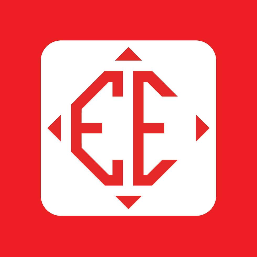 kreativ einfach Initiale Monogramm ee Logo Entwürfe. vektor