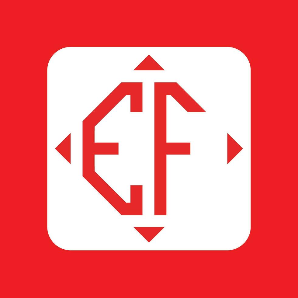 kreativ einfach Initiale Monogramm ef Logo Entwürfe. vektor