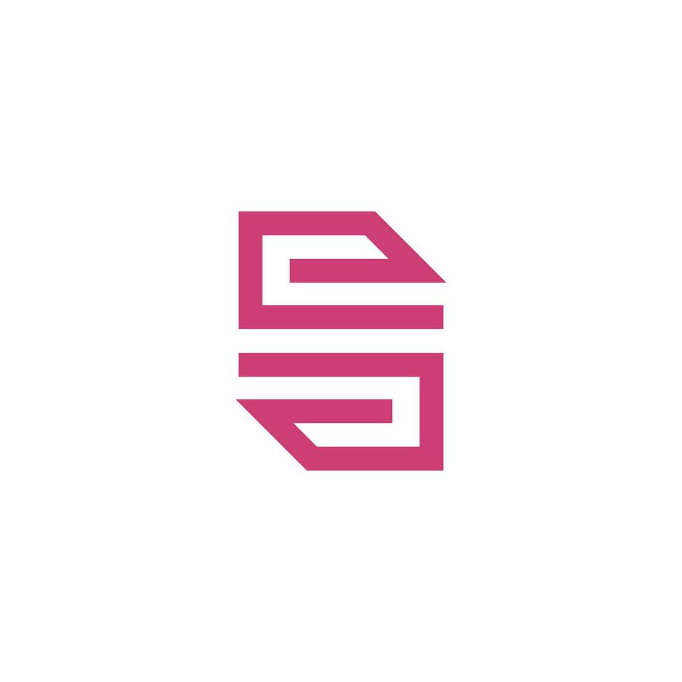 brev s logotyp med modern design aning din företag eller företag vektor
