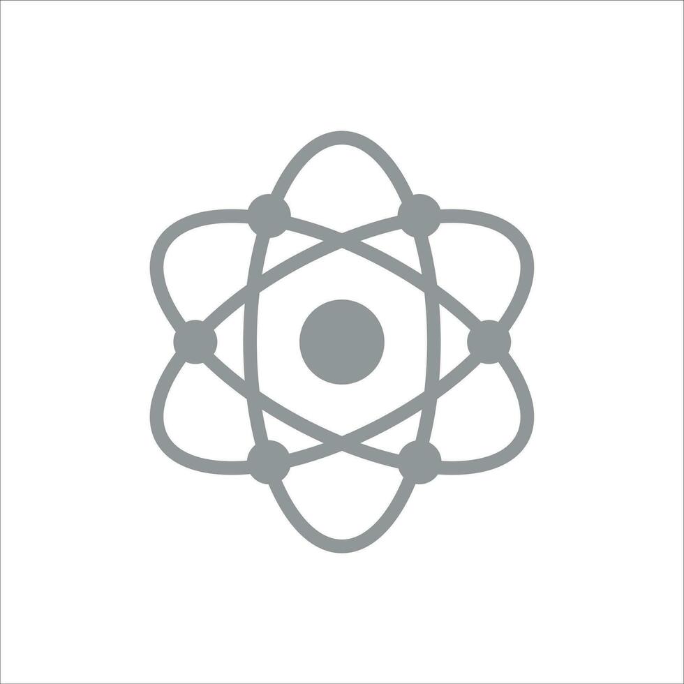 Atom Symbol Vektor Illustration Symbol