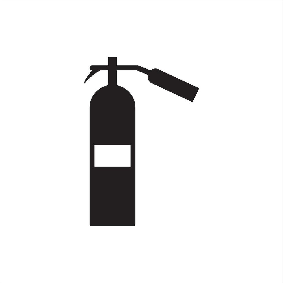 brand eldsläckare ikon vektor illustration symbol