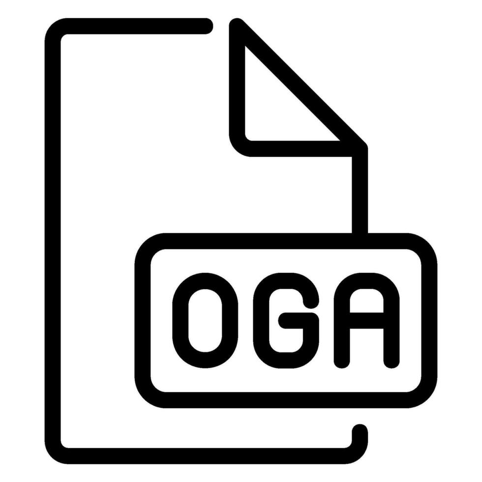 oga Linie Symbol vektor