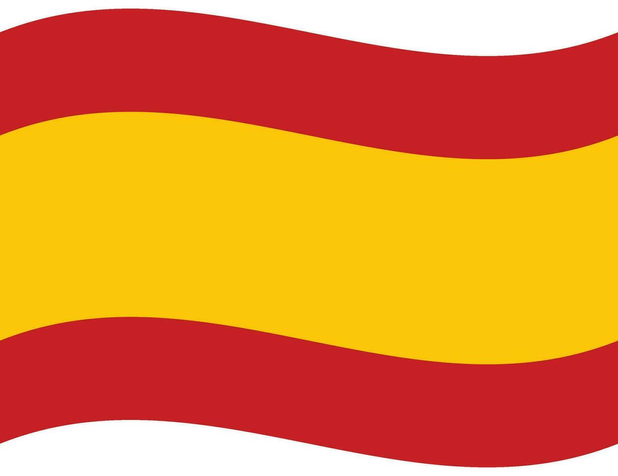 Spanien flagga Vinka. flagga av Spanien. spanska flagga vektor