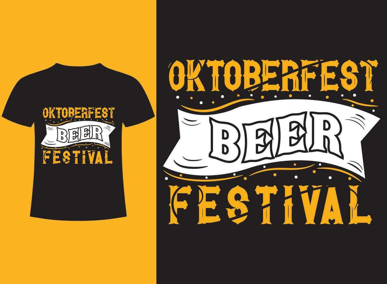 Oktoberfest T-Shirt Design Vektor Elemente, Oktoberfest Illustration