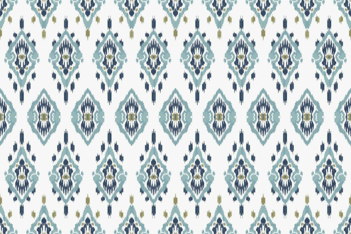 Ikat Stammes- indisch nahtlos Muster. ethnisch aztekisch Stoff Teppich Mandala Ornament einheimisch Boho Chevron textil.geometrisch afrikanisch amerikanisch orientalisch traditionell Vektor Illustrationen. Stickerei Stil.