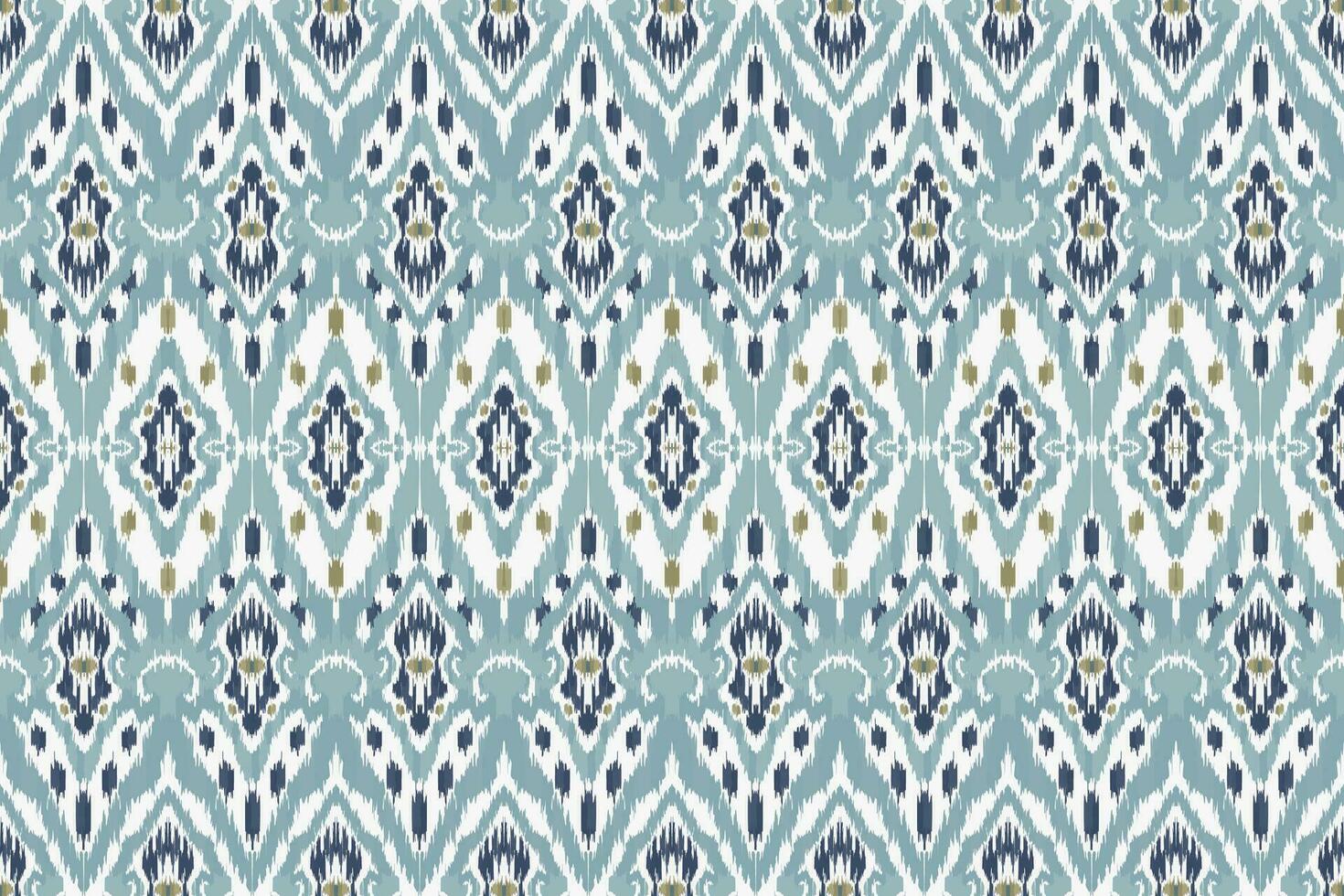 Ikat Stammes- indisch nahtlos Muster. ethnisch aztekisch Stoff Teppich Mandala Ornament einheimisch Boho Chevron textil.geometrisch afrikanisch amerikanisch orientalisch traditionell Vektor Illustrationen. Stickerei Stil.