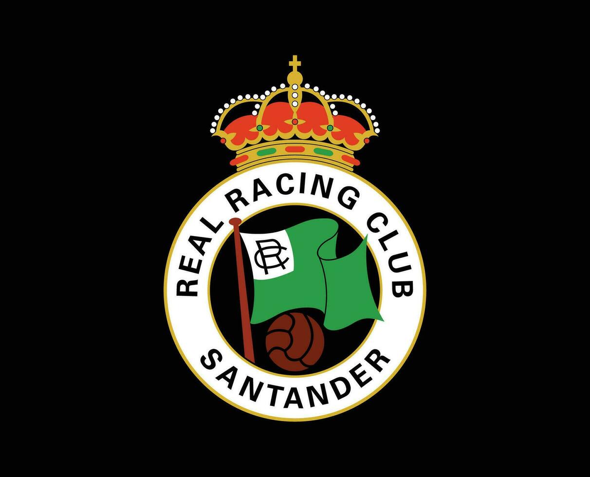 rayo vallecano klubb logotyp symbol la liga Spanien fotboll abstrakt design vektor illustration med svart bakgrund