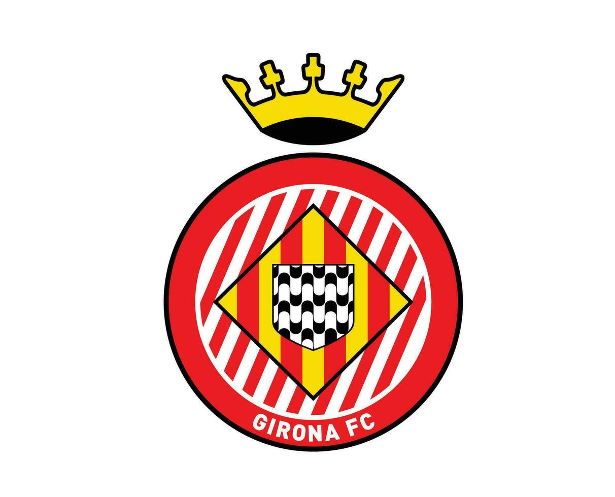 Girona Verein Symbol Logo la liga Spanien Fußball abstrakt Design Vektor Illustration