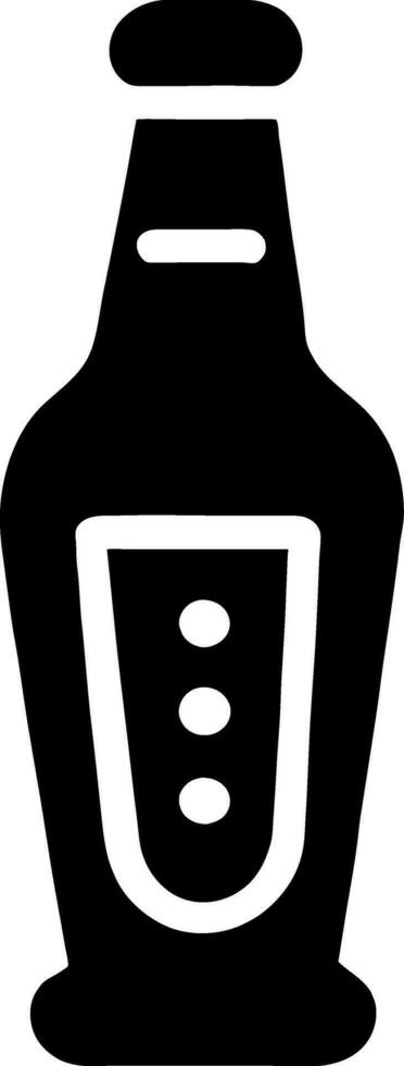 Vektor Illustration von Flasche Symbol