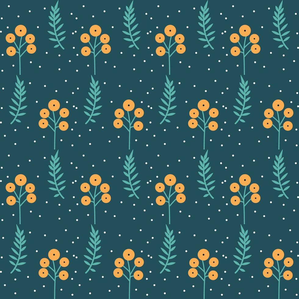 abstrakt Blumen- nahtlos Muster. Blume und gezeichnet Texturen. modern abstrakt Design zum Papier, Abdeckung, Stoff vektor