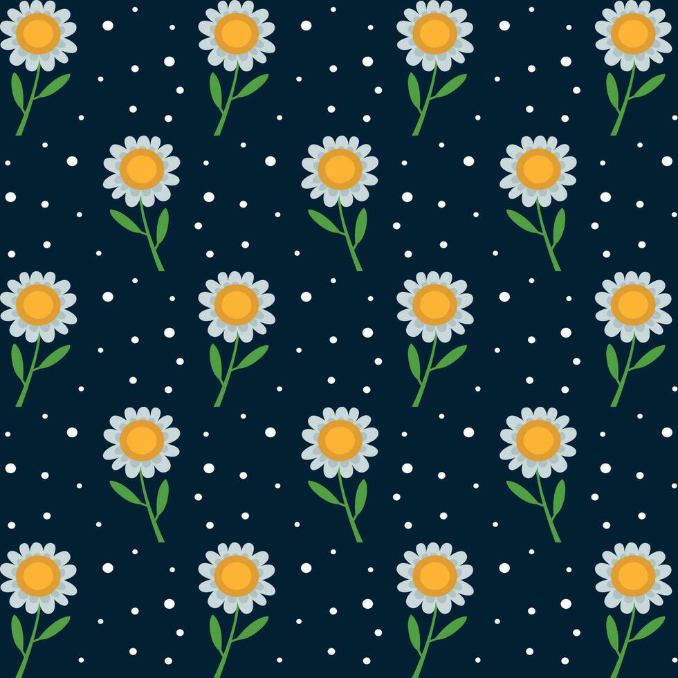 abstrakt blommig sömlös mönster. blomma och dragen texturer. modern abstrakt design för papper, omslag, tyg vektor