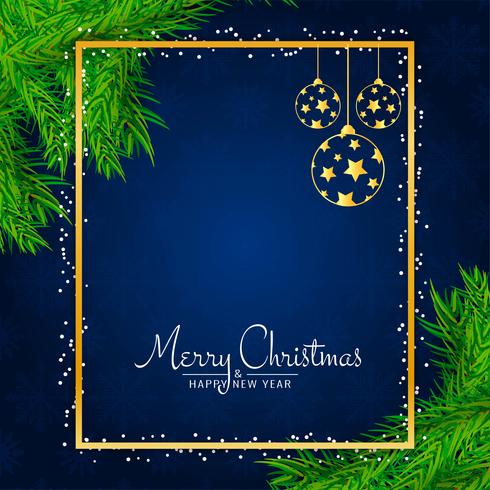 Stilvoller dekorativer Hintergrund der frohen Weihnachten vektor