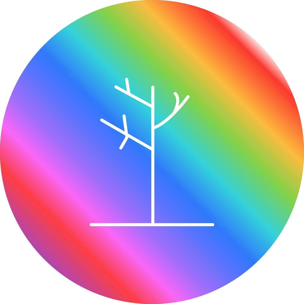 Herbstbaum-Vektorsymbol vektor