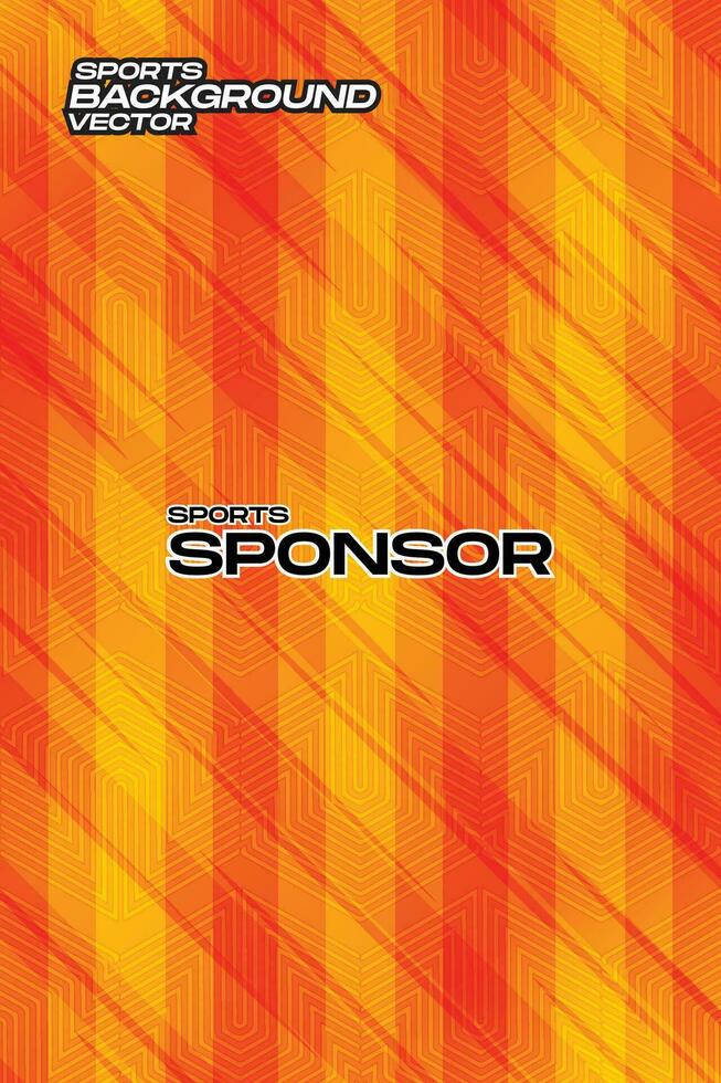 Vektor Hintergrund Orange gelbfür Sport Jersey Sublimation Muster Textur