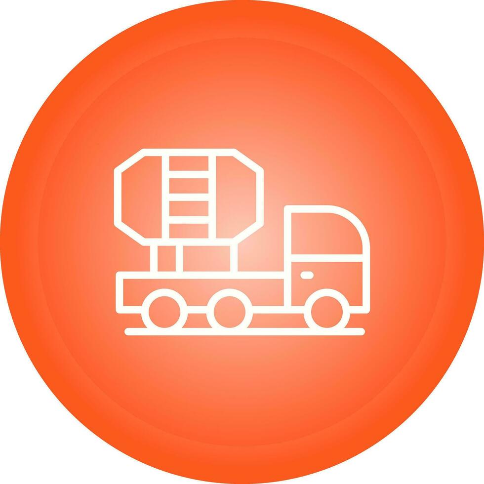 Mischer-LKW-Vektor-Symbol vektor