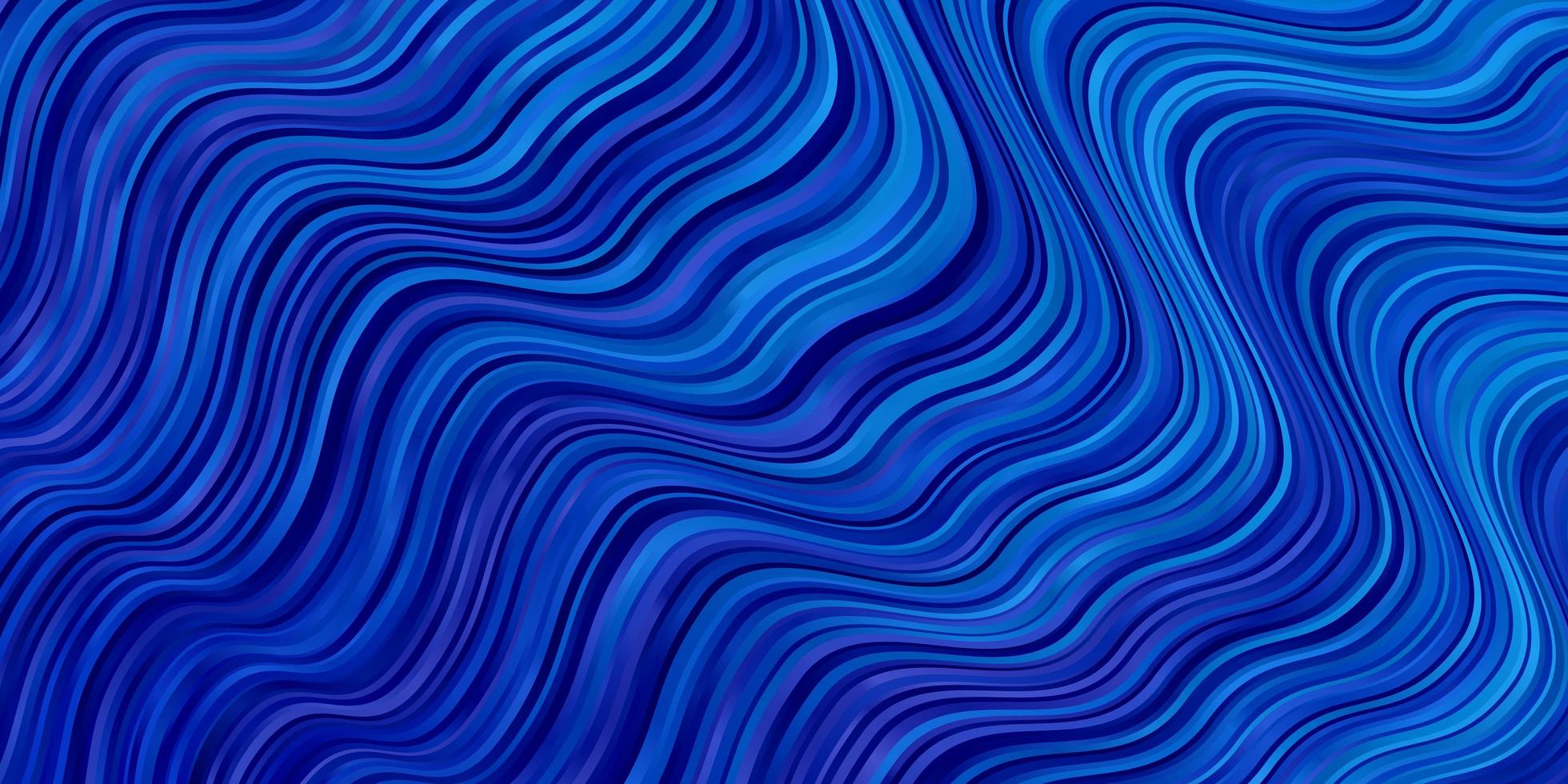 hellblauer Vektorhintergrund mit Kurven vektor