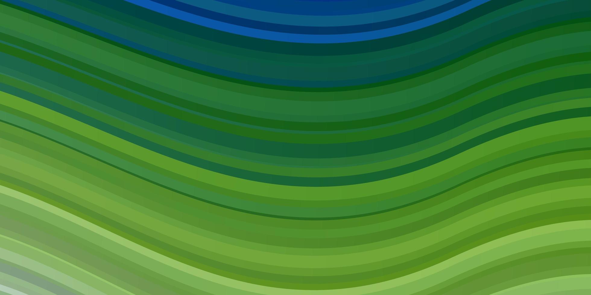 hellblauer grüner Vektorhintergrund mit Linien vektor