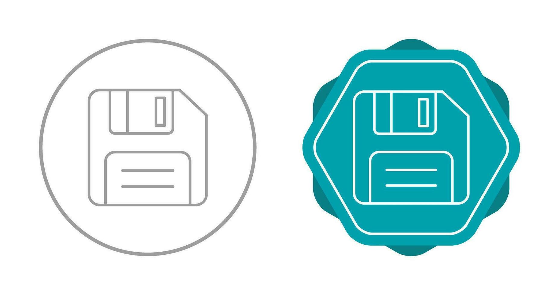 Vektorsymbol für Diskette vektor