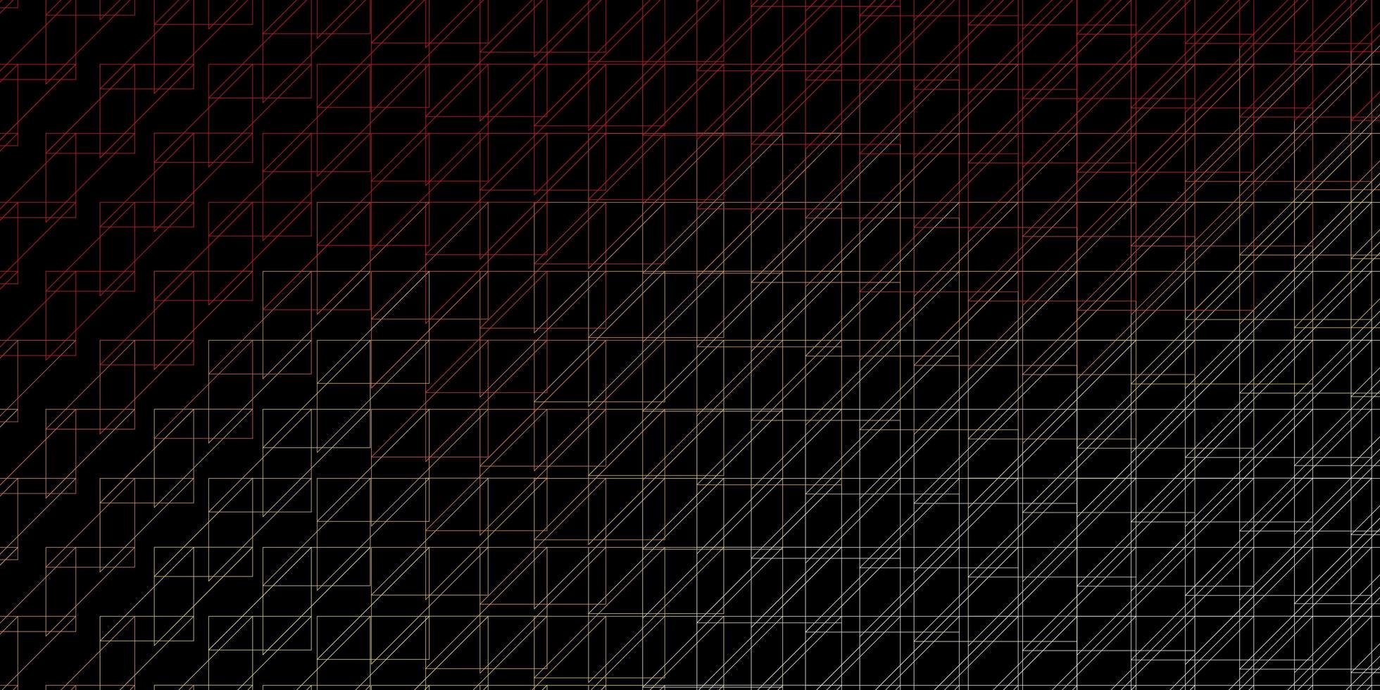 dunkelorange Vektorvorlage mit Linien vektor