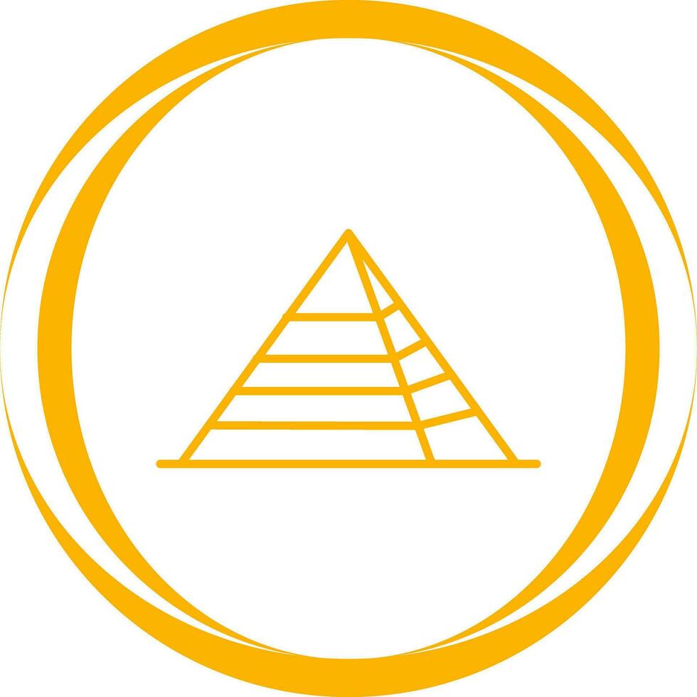 Symbol für Pyramidenvektor vektor