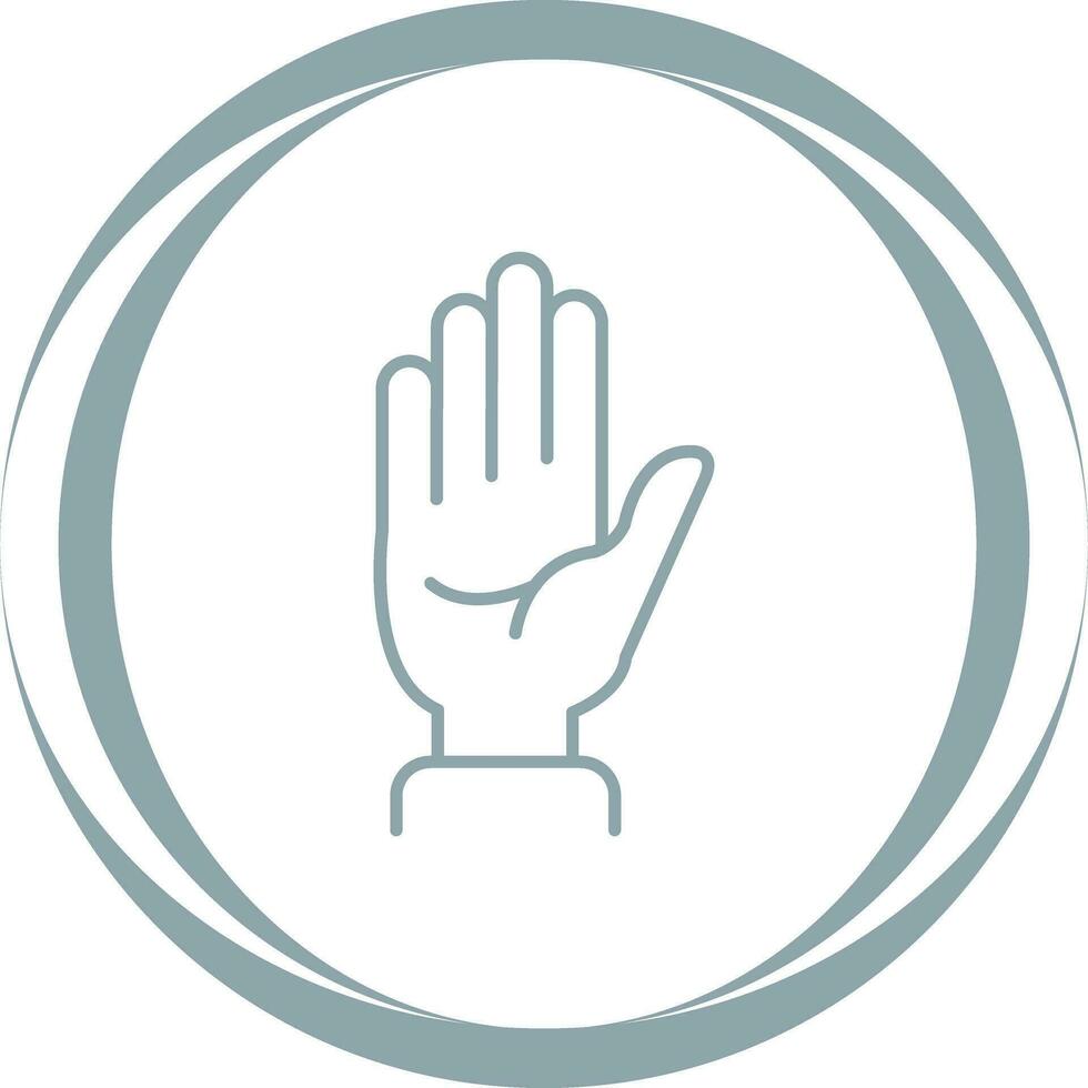 Hand-Vektor-Symbol vektor