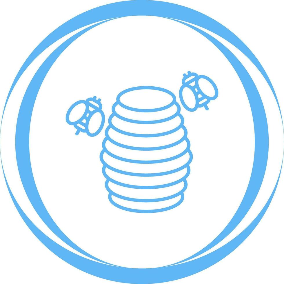 Bienenstock-Vektor-Symbol vektor