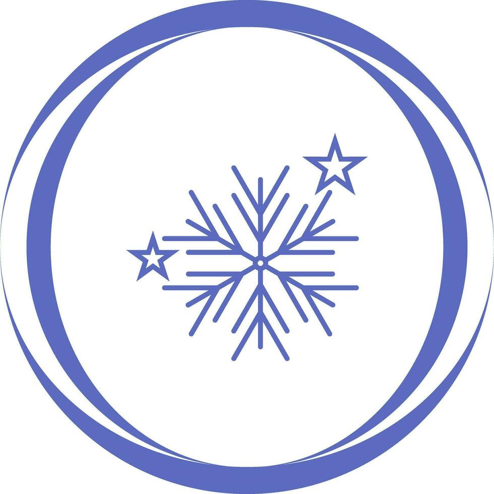 Schneeflocken-Vektor-Symbol vektor