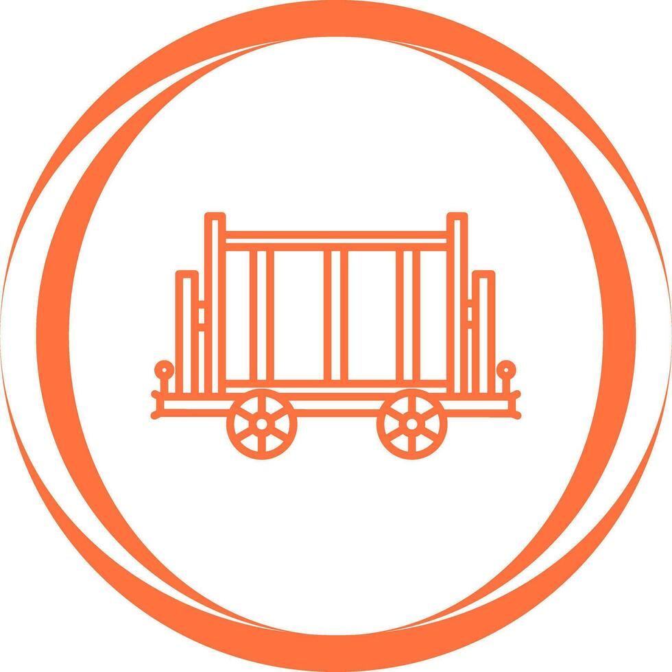 Trolley-Vektor-Symbol vektor