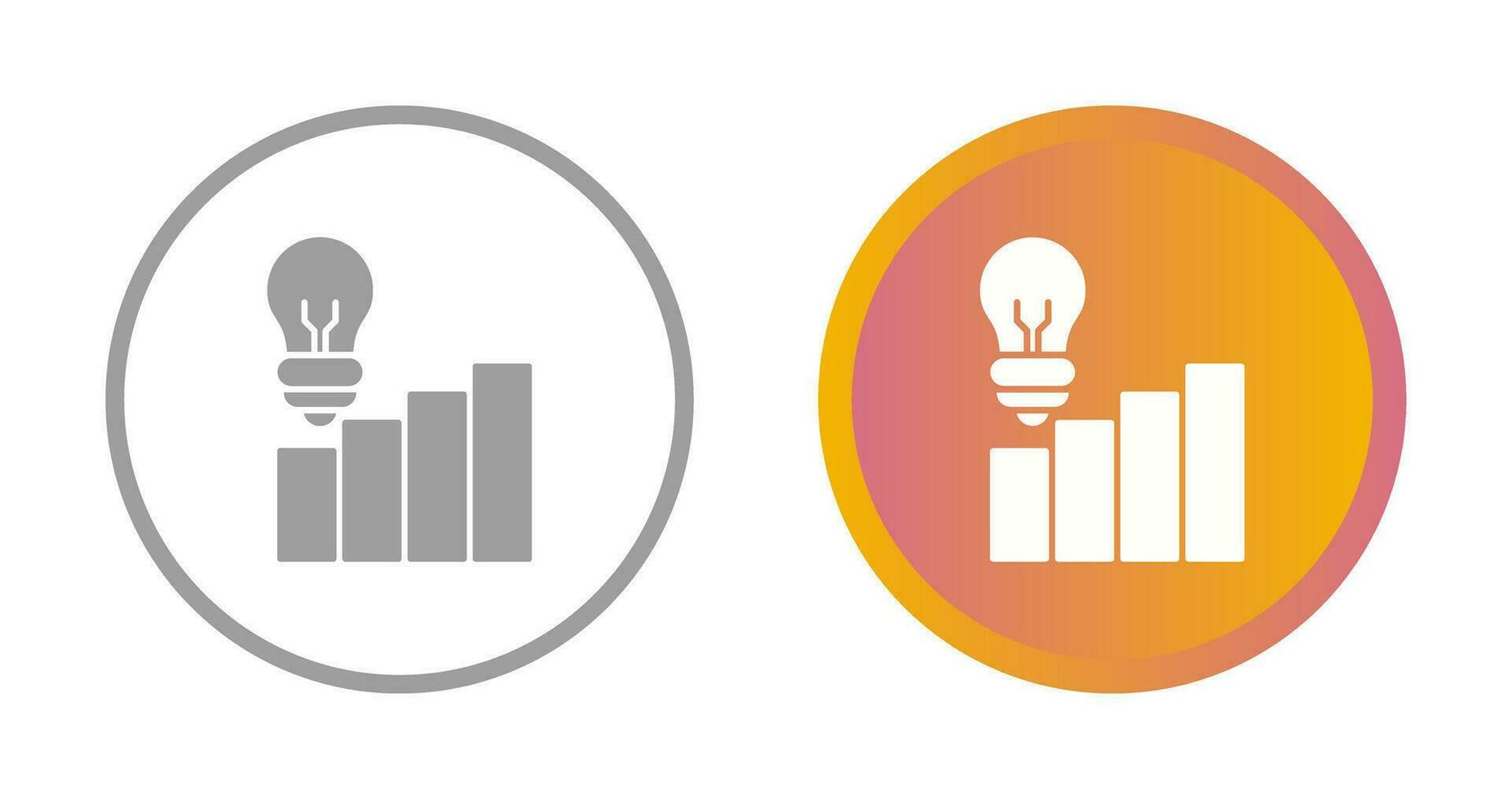 Vektorsymbol für analytisches Denken vektor