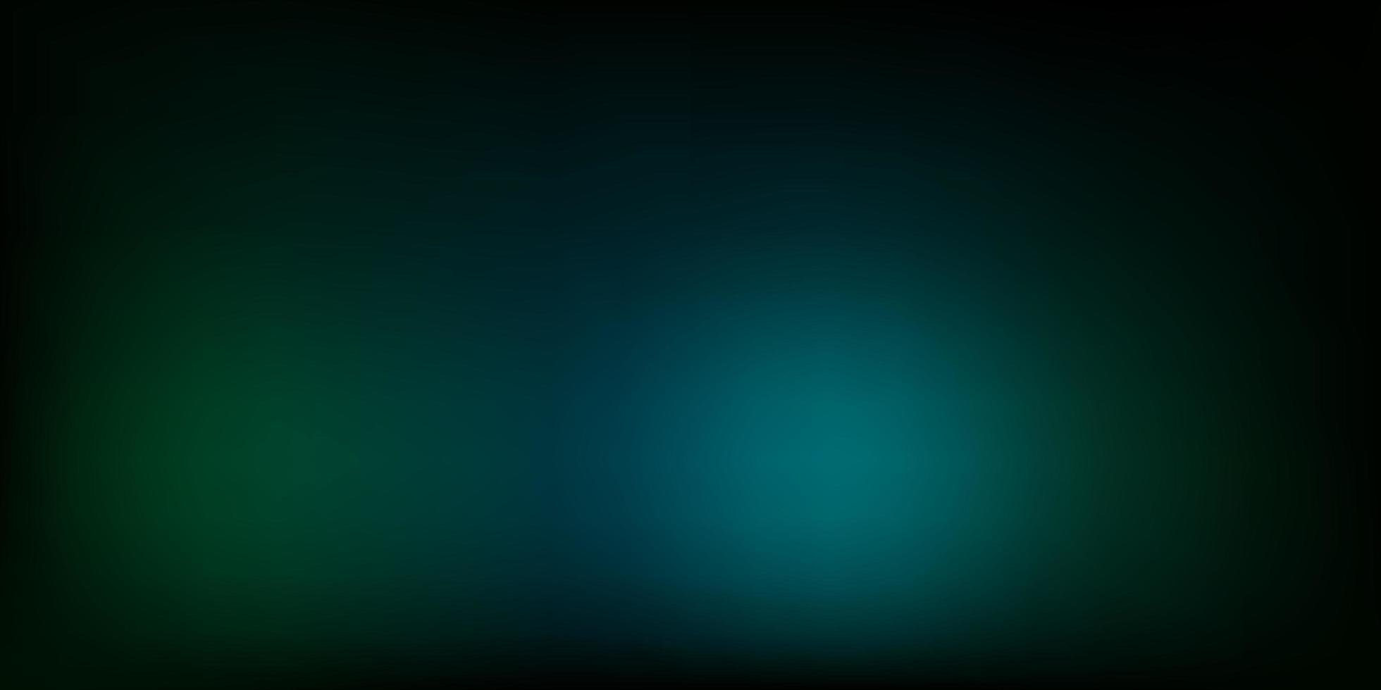 mörkblå grön vektor gradient oskärpa mall