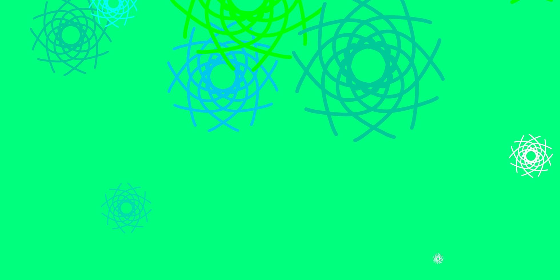 ljusblå grön vektor bakgrund med kaotiska former