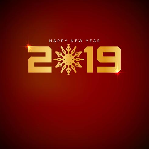 Abstrakt nyår 2019 firande bakgrund vektor