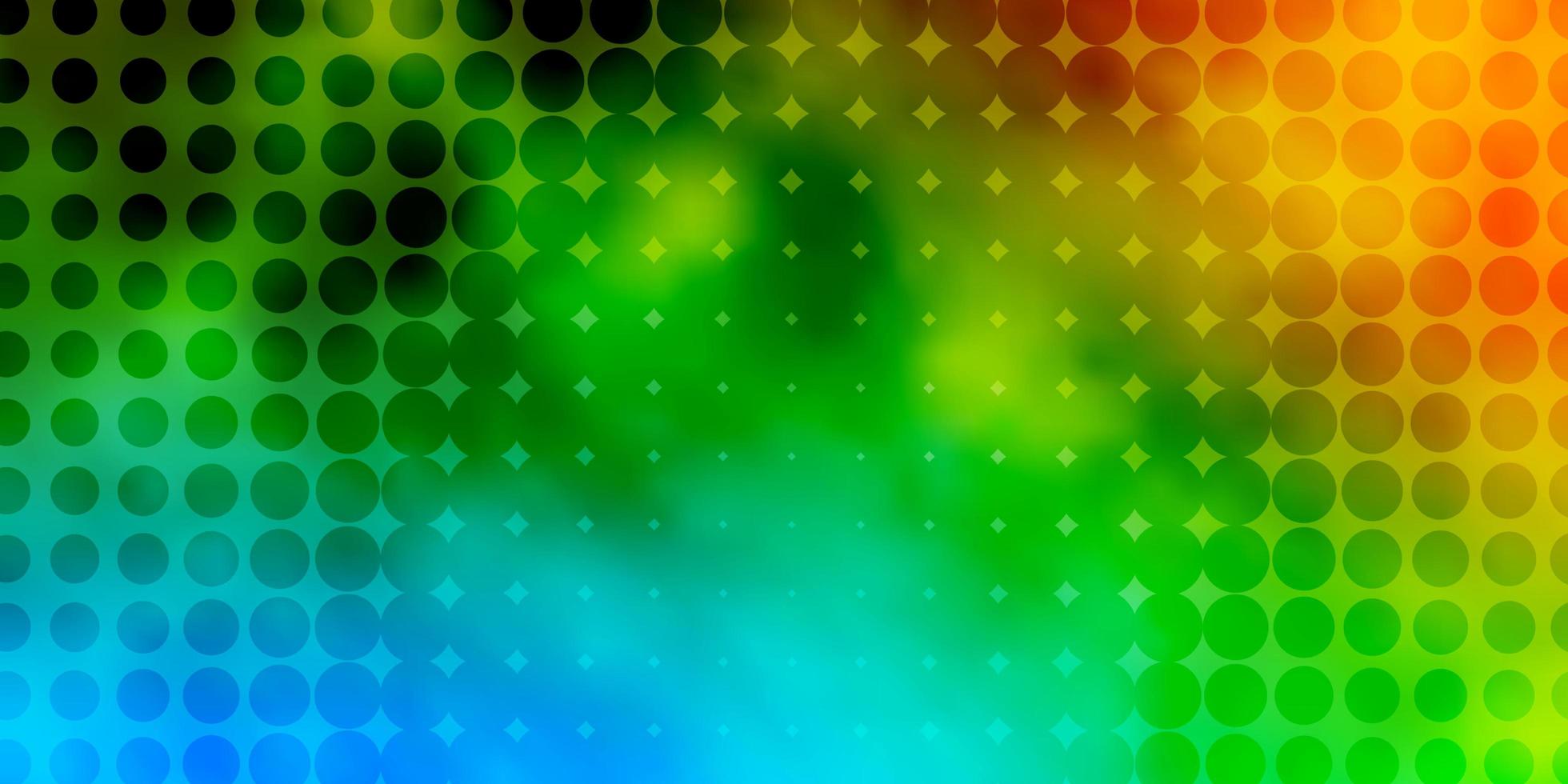 ljusblå gul bakgrund med cirklar vektor