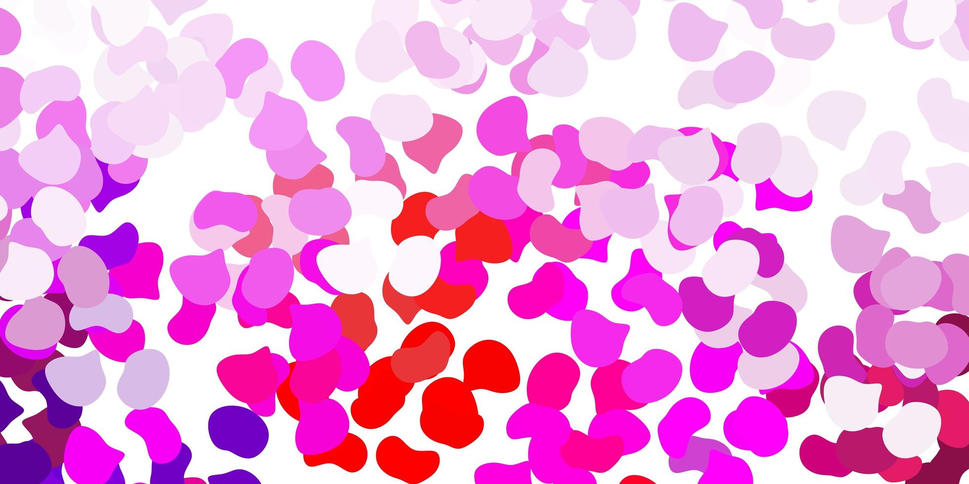 hellviolette rosa Vektorvorlage mit abstrakten Formen vektor