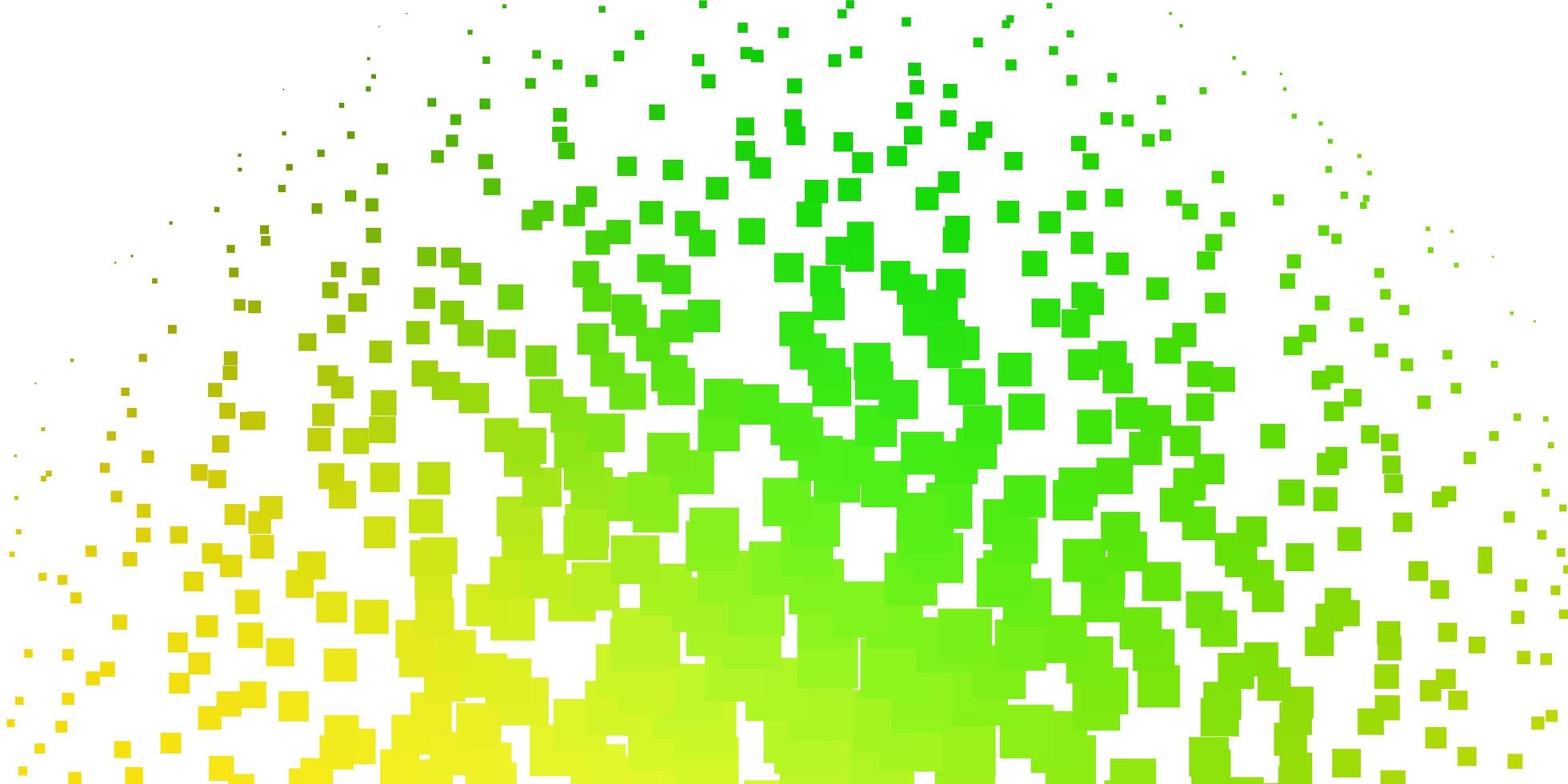 hellgrünes gelbes Vektorlayout mit Linienrechtecke vektor