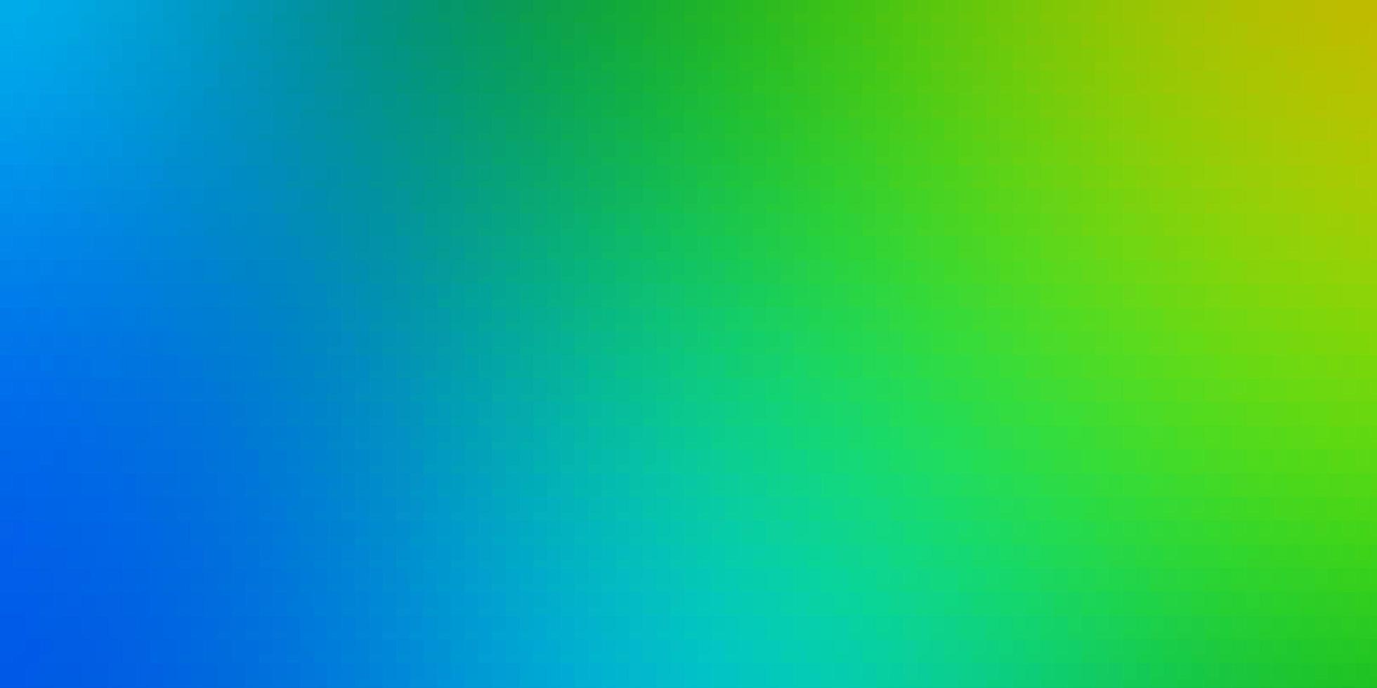 hellblaues grünes Vektormuster im quadratischen Stil vektor
