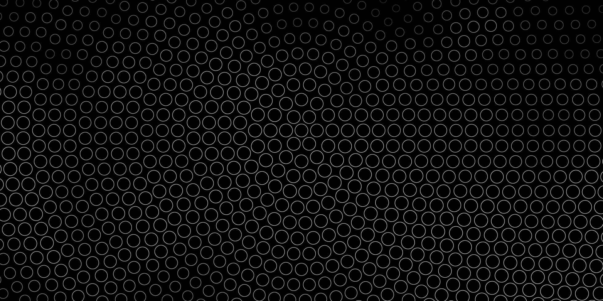 mörkgrå vektor bakgrund med prickar