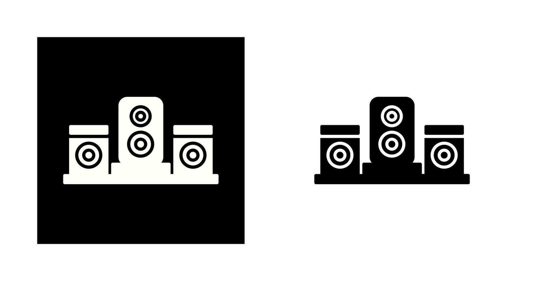 Lautsprecher-Vektor-Symbol vektor