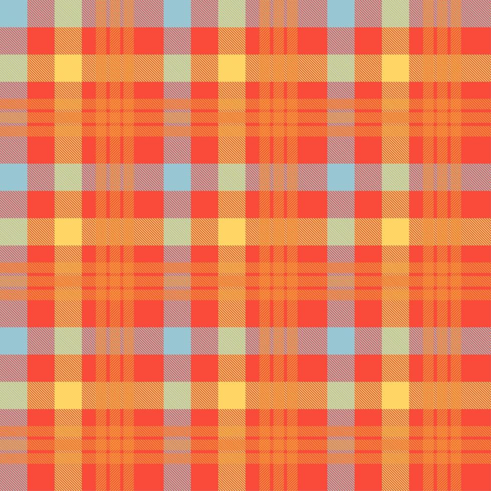 tartan orange färg sömlös vektor mönster