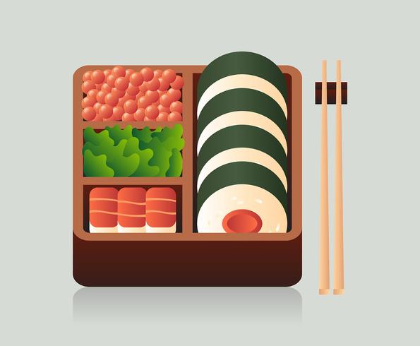 bento box illustration vektor