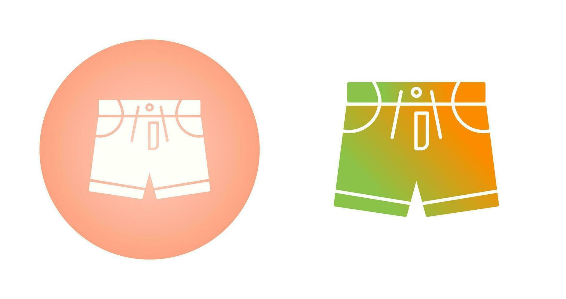 Shorts Vektor-Symbol vektor