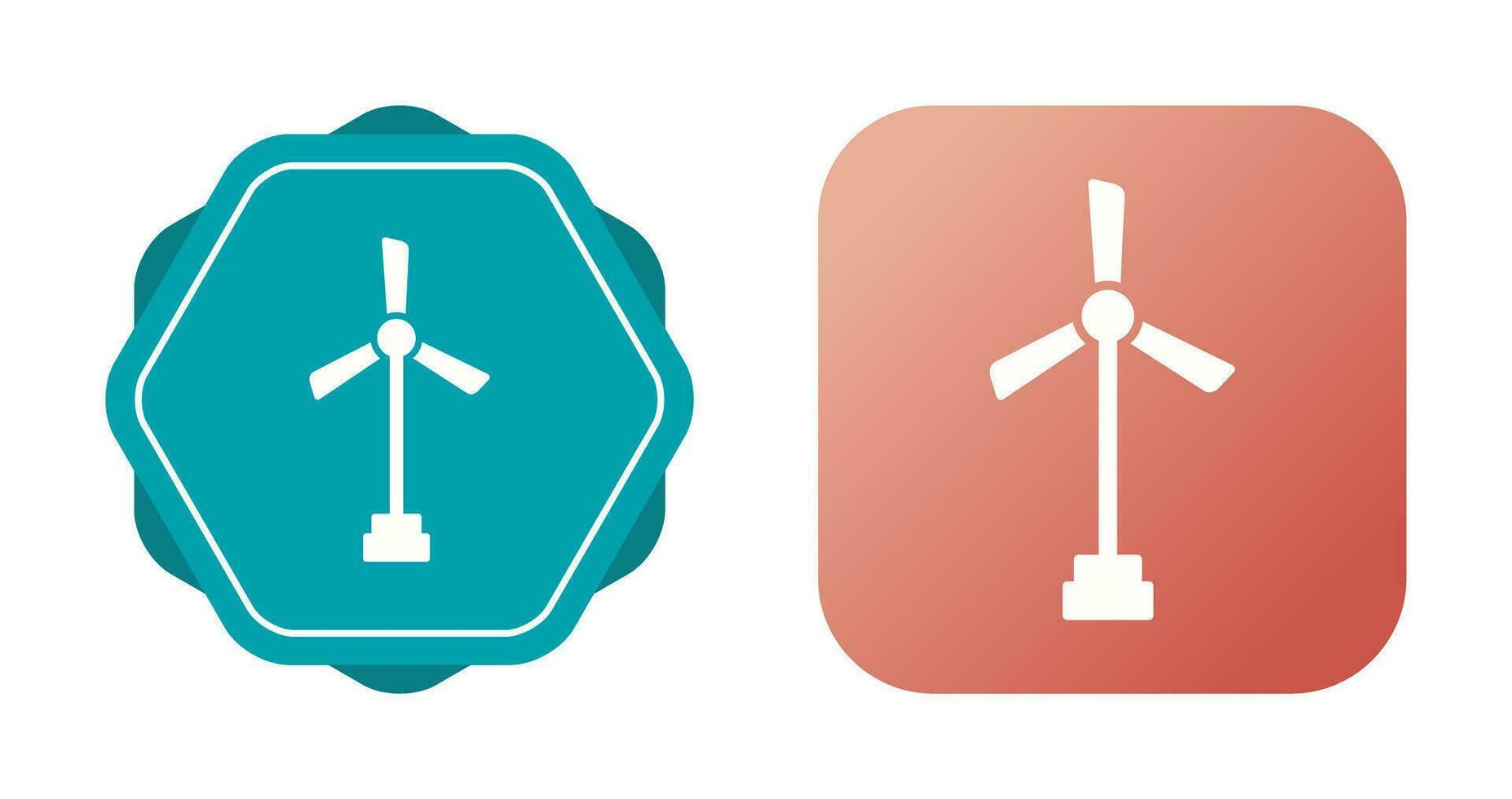 Symbol für Windmühlenvektor vektor