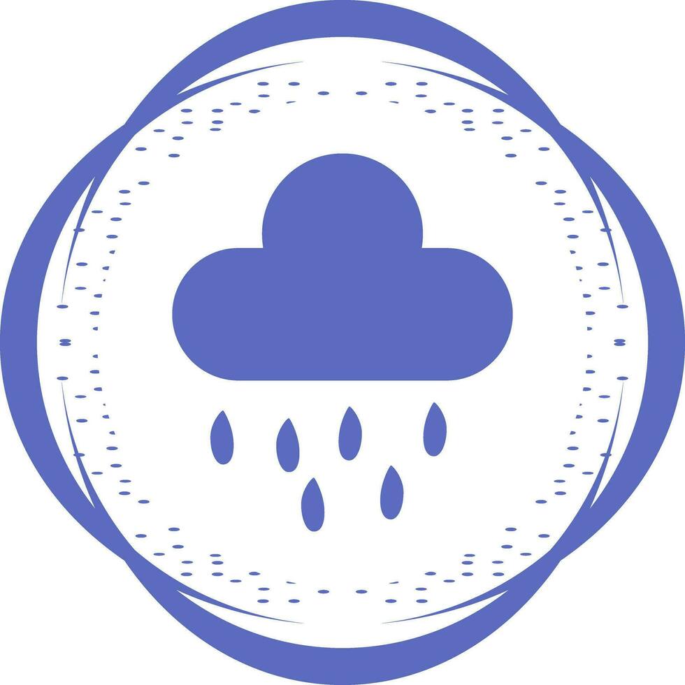 regn moln vektor ikon