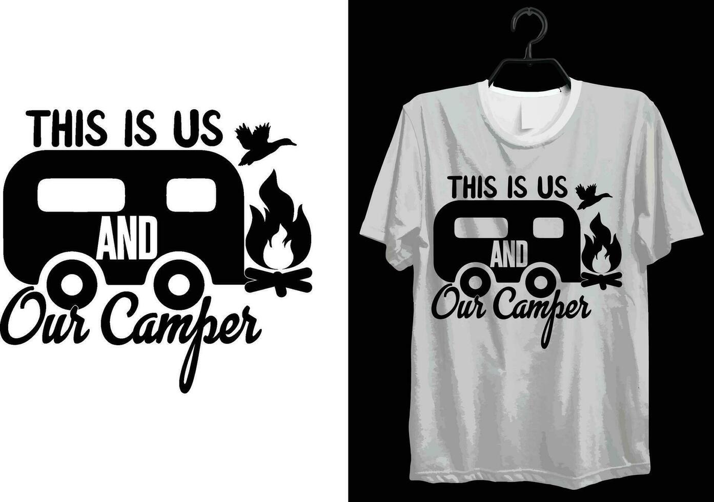 camping t-shirt design. rolig gåva camping t-shirt design för läger älskare. typografi, beställnings, vektor t-shirt design. värld Allt husbil t-shirt design för äventyr.