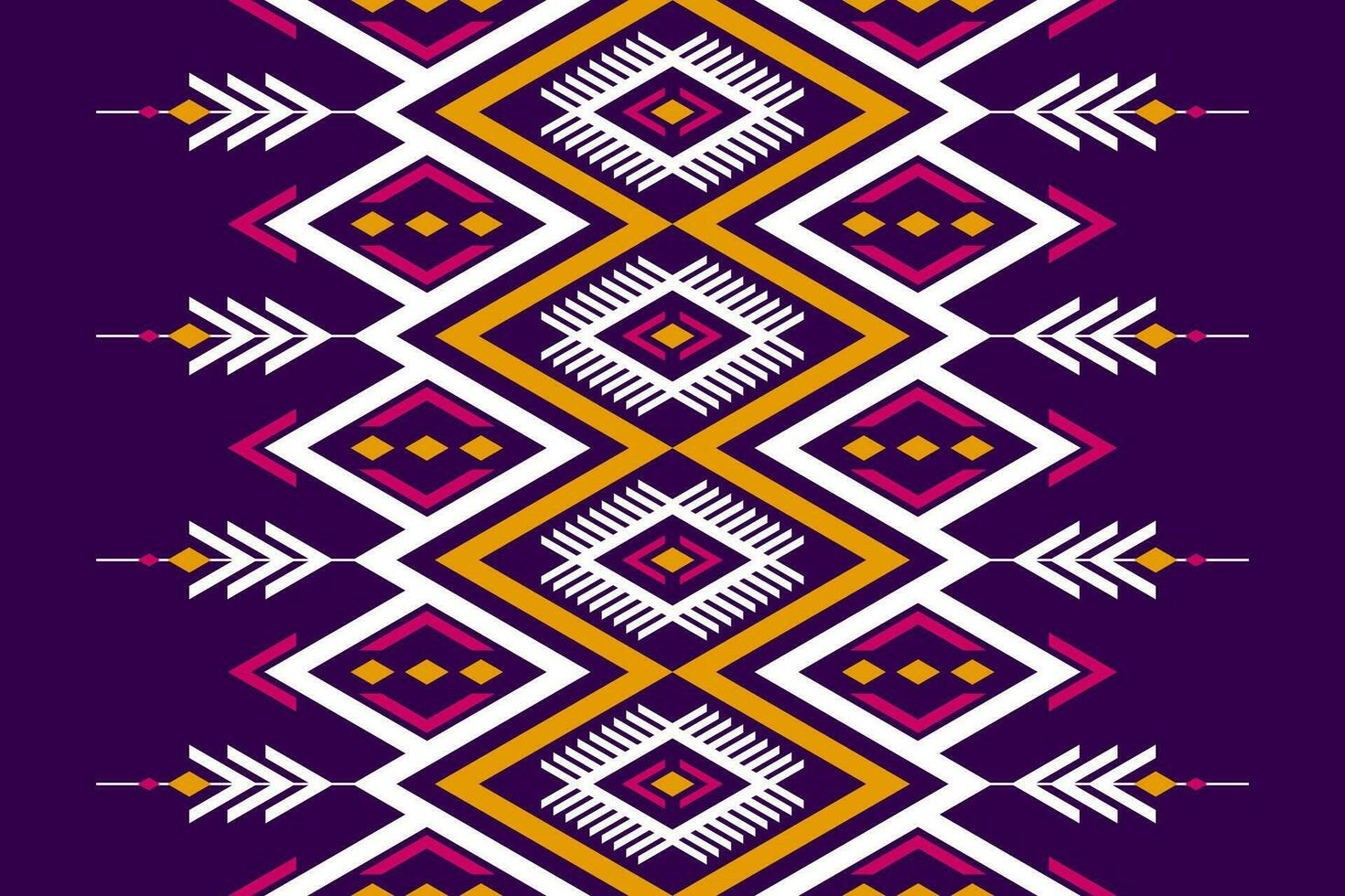 etnisk aztec mönster konst. geometrisk sömlös mönster i stam, folk broderi, och mexikansk stil. vektor